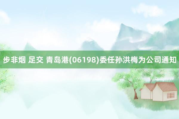 步非烟 足交 青岛港(06198)委任孙洪梅为公司通知
